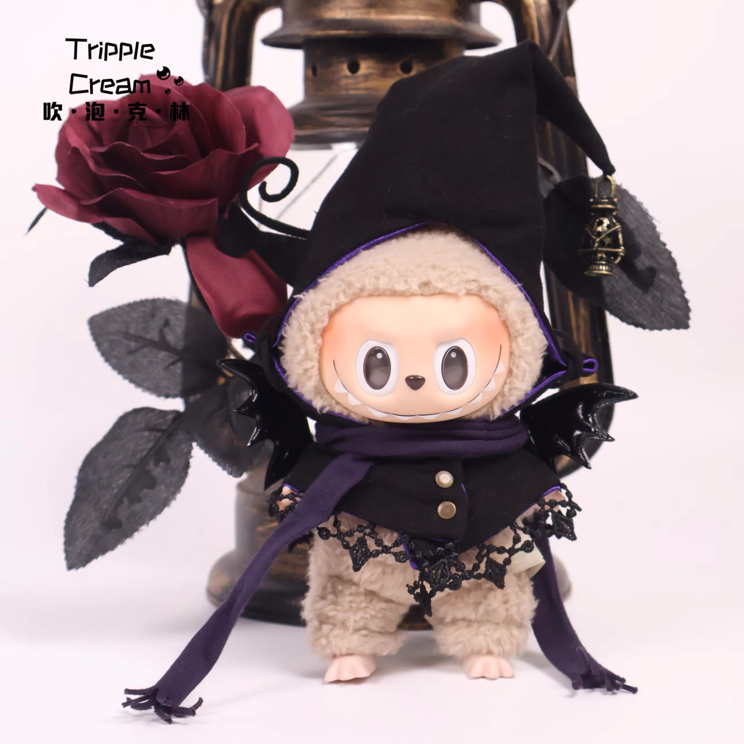 Designed for Lafufu Fashion Witches and Black Meow Cloak Halloween Costume Series, these dress-up cape and dress combos fit 17cm dolls Lafufu doll V1, V2, and V3 - Image 5