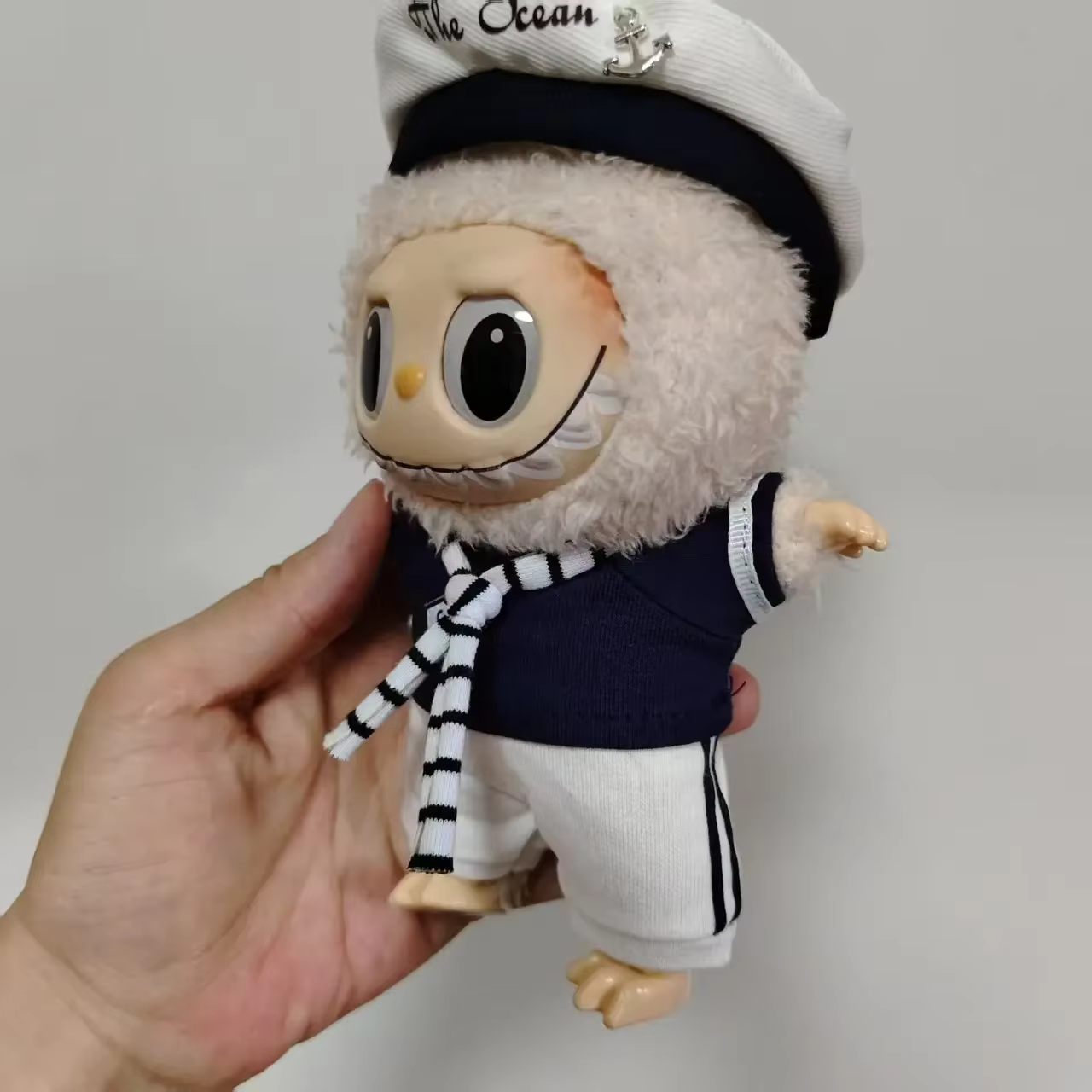 Doll Clothing Accessories Navy Police Lafufu Clothes Doll for V1 V2 Designer clothes from Labubu - Image 5