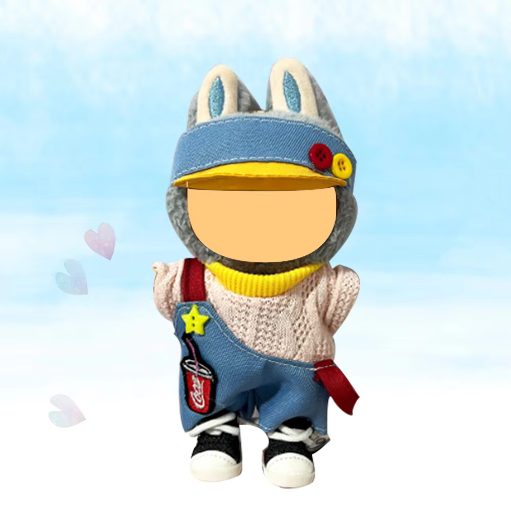 Automobile accent fashion and casual outfit set with Lafufu dolls, along with the set of doll accessories including the sweet headband which is soft - Image 4