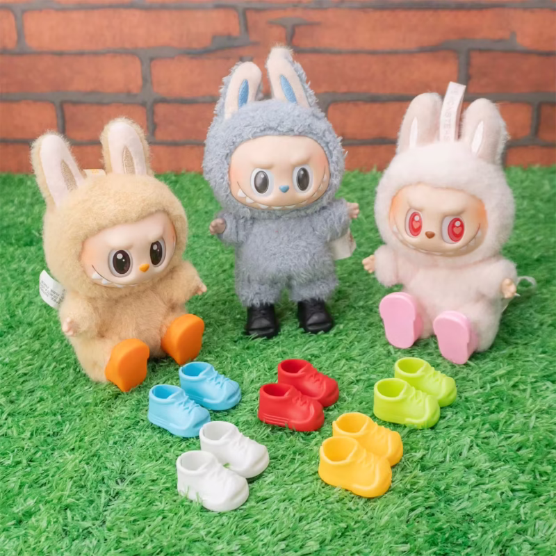 Only Shoes For Accessories 17cm Lafufu Doll V1 V2 V3 Pop Solid Color Shoe PU Shoes Doll Clothing Accessories Girl’s Toys Gift