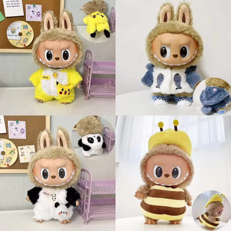 New addition for 2025 – Macaron Cloth Lafufu doll free, 38cm pendant doll accessories. 2025 New Arrival