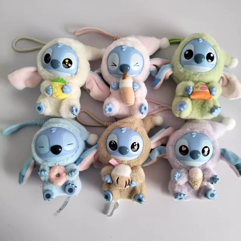 The 2025 New Series “Stitch Eat Something Before Sleep” Vinyl Toys Lafufu Plush Blind Box Dolls that come with collectible components - Image 4