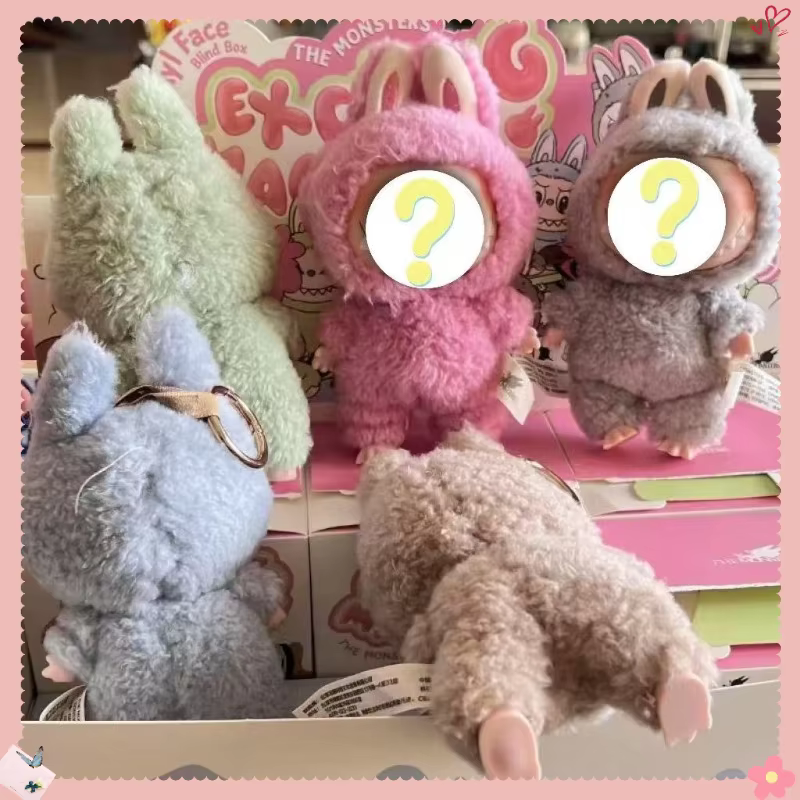 Adorable birthday surprise gift, The Monsters' Exciting Macaron Series Blind Lafufu Box, Vinyl Face Plushies, Keychain Mystery Boxes - Image 3