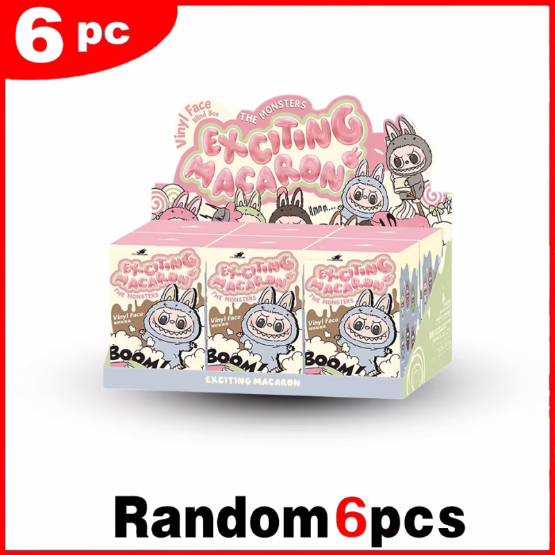 Lafufu Blind Box lovers would treasure the A Seat Series Macaron Pendant Flocking Model Toy - Image 3