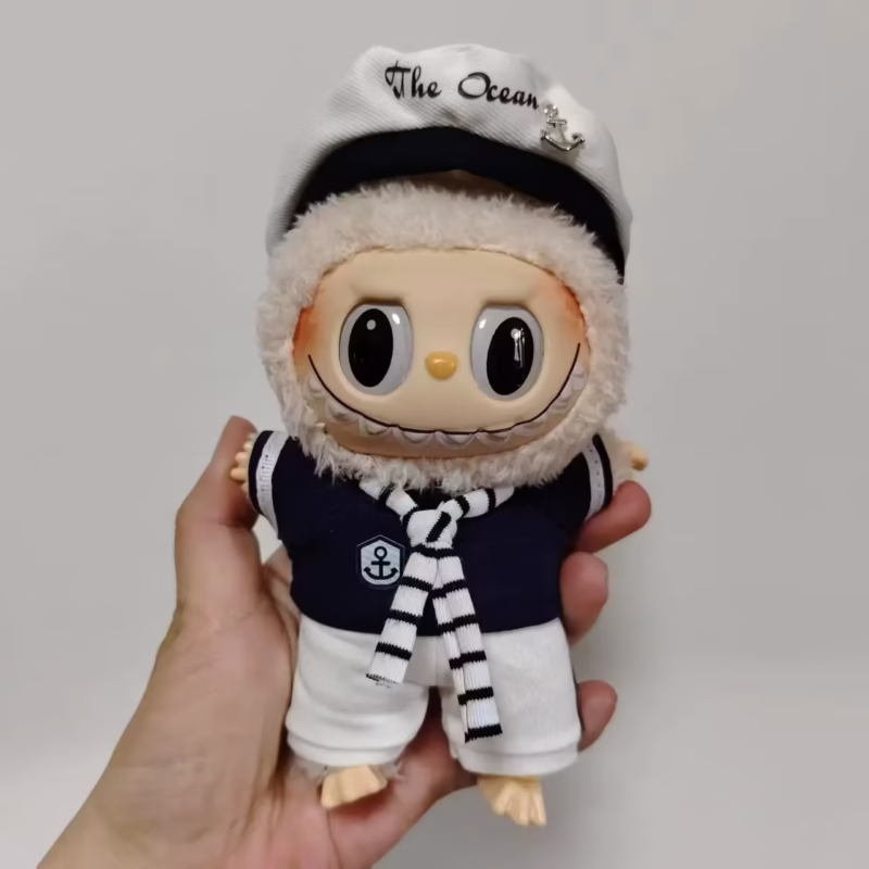 Doll Clothing Accessories Navy Police Lafufu Clothes Doll for V1 V2 Designer clothes from Labubu