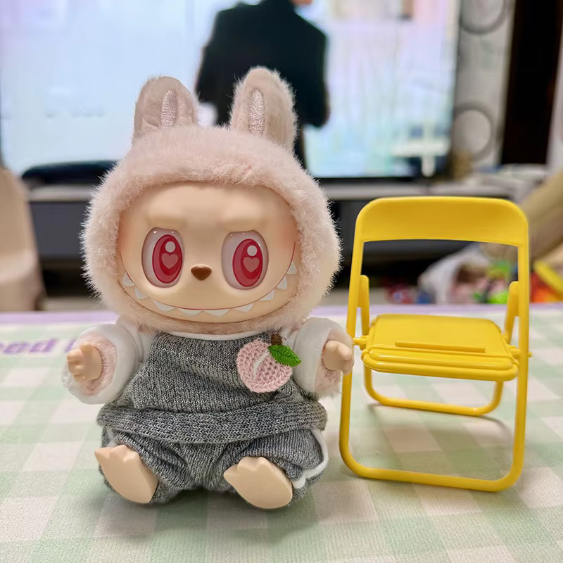 Fabulous for monster series lovers, the Lafufu 17cm Idol Doll Sitting Party Outfit Set is the next must have for your collection - Image 2