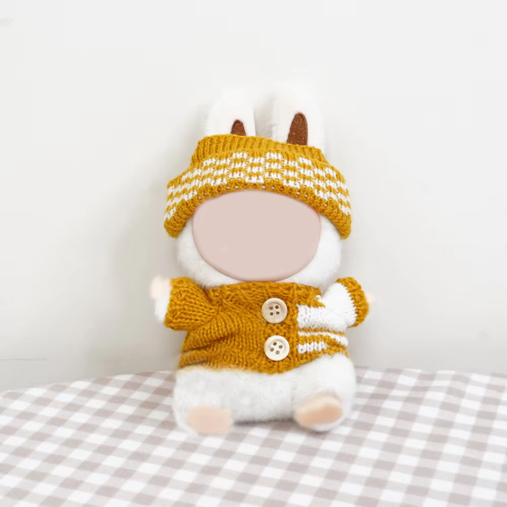 Automobile accent fashion and casual outfit set with Lafufu dolls, along with the set of doll accessories including the sweet headband which is soft - Image 2