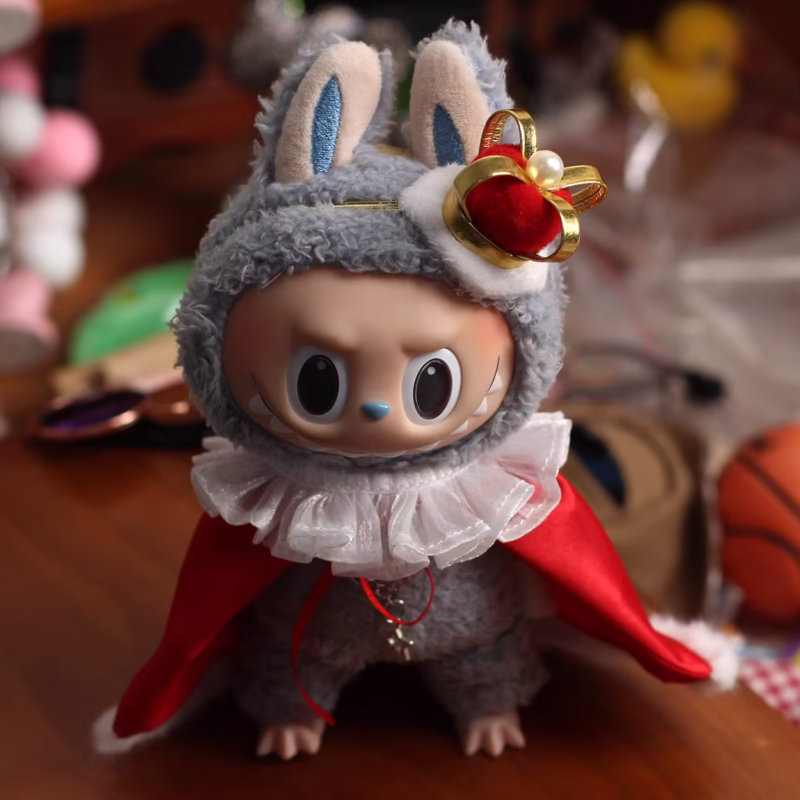 Lafufu the Monster Outfit Accessories Queen’s Shawl and King’s Crown V1 V2 V3 Doll Outfit DIY Kids Gift