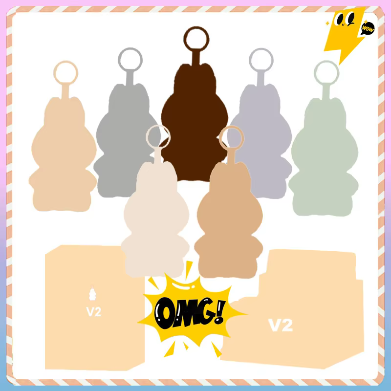 Keychain Gift for LaFuFu Featuring V2 The Monsters Front High-Energy Series Blind Box with Vinyl Plush Face Doll Action Figure Sold At Very Affordable Prices.