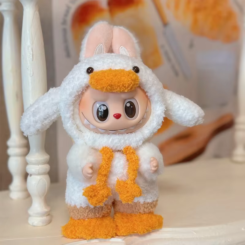 Pendants and Blanket for 17cm Lafufu V1 V2 V3 Forest Fairy Tale Dolls LAFUFU Adorable Duck Coat Crochet Knitting Clothes Decoration Bag