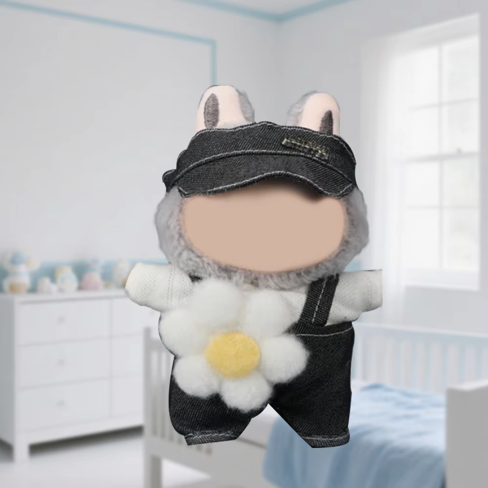 Automobile accent fashion and casual outfit set with Lafufu dolls, along with the set of doll accessories including the sweet headband which is soft - Image 3