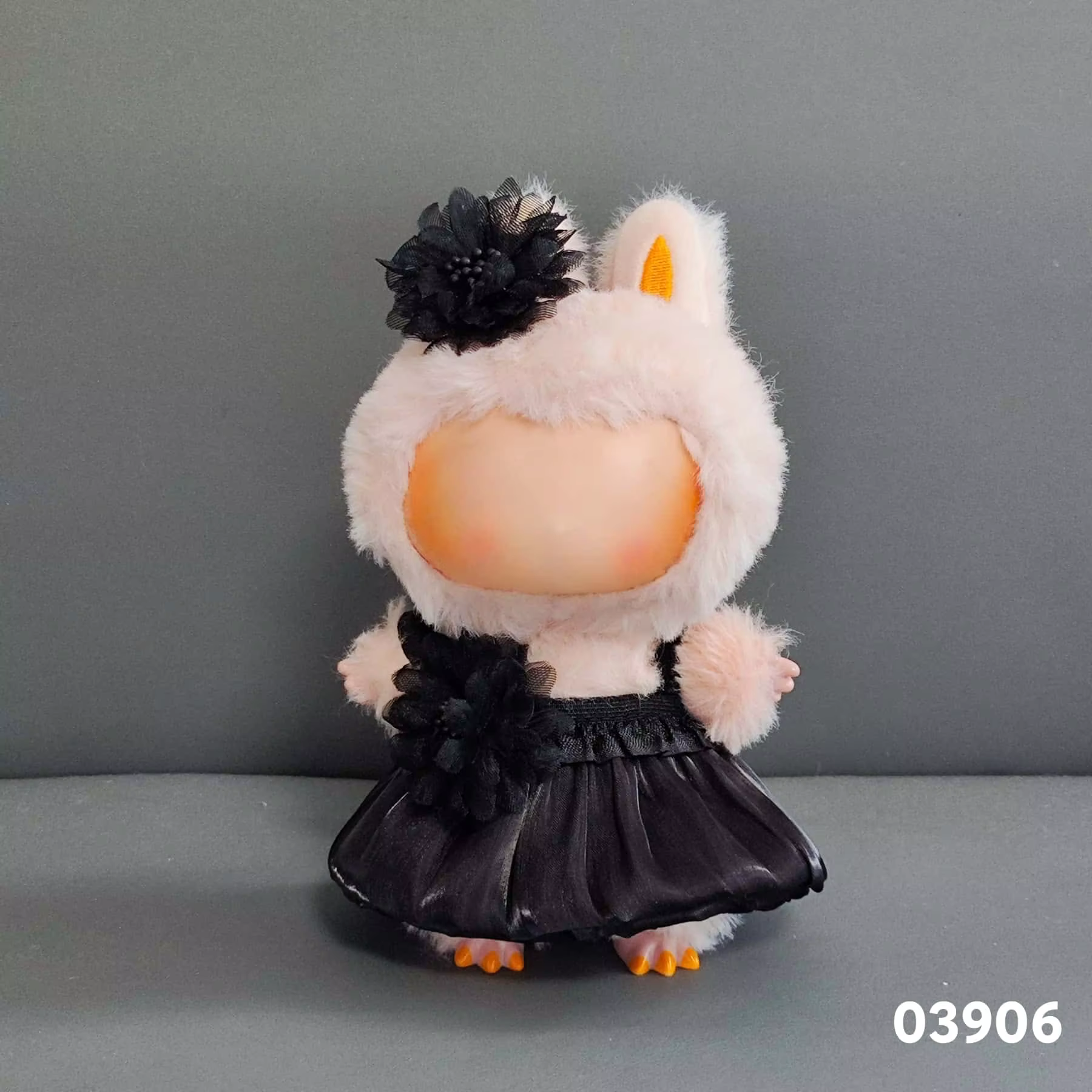 17CM LAFUFDoll Clothes: DIY Costume Set, Kids Present, Monster Outfit Accessories, Pink Bunny Jumpsuit For V1 V2 V3 Dolls - Image 2