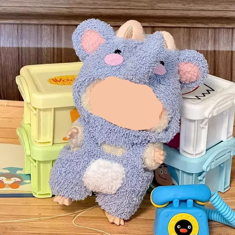 Cute 17cm Lafufu Dolls Clothes Hand Knitted 68-inch Animal Style Clothes NO DOLLS INCLUDED