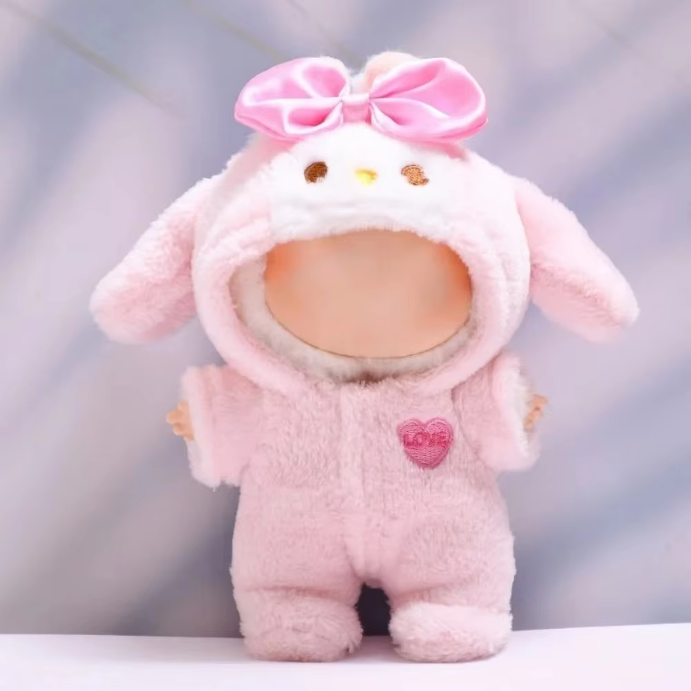 How about What Lafufu Doll Wears. The DIY Kids Gift For Girls The Monster Outfit Accessories V1 V2 V3 Pink Rabbit Jumpsuits. - Image 3