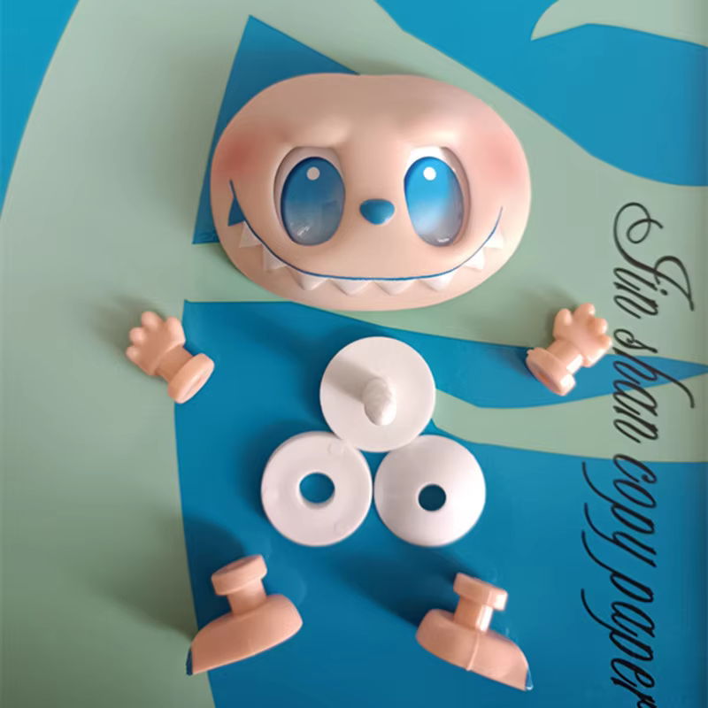 With the DIY Doll Toy Creative Gifts for Lafufu V1 V2 V3 Doll Accessories Hands Feet Face Accessories PVC Replacement Parts Set